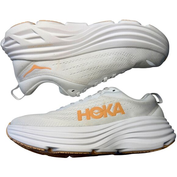 HOKA Bondi 8 Running Shoes Women’s 9 Harbor Mist Lunar Rock Plush Cushioning New - Picture 9 of 16